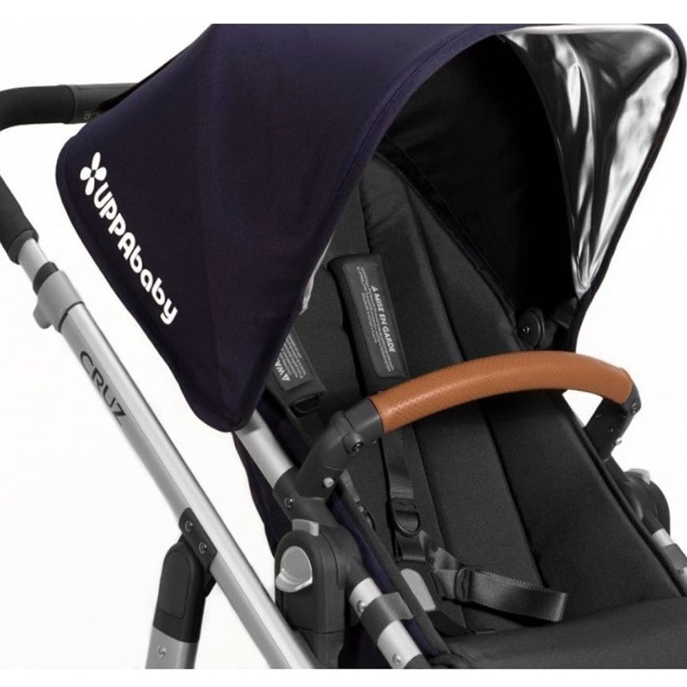 UPPAbaby Leather Bumper Bar Cover - Saddle, 1 Count (Pack of 1)
